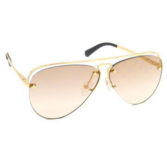Louis Vuitton Sunglasses Brown Monogram Aviator - Picture 1 of 6